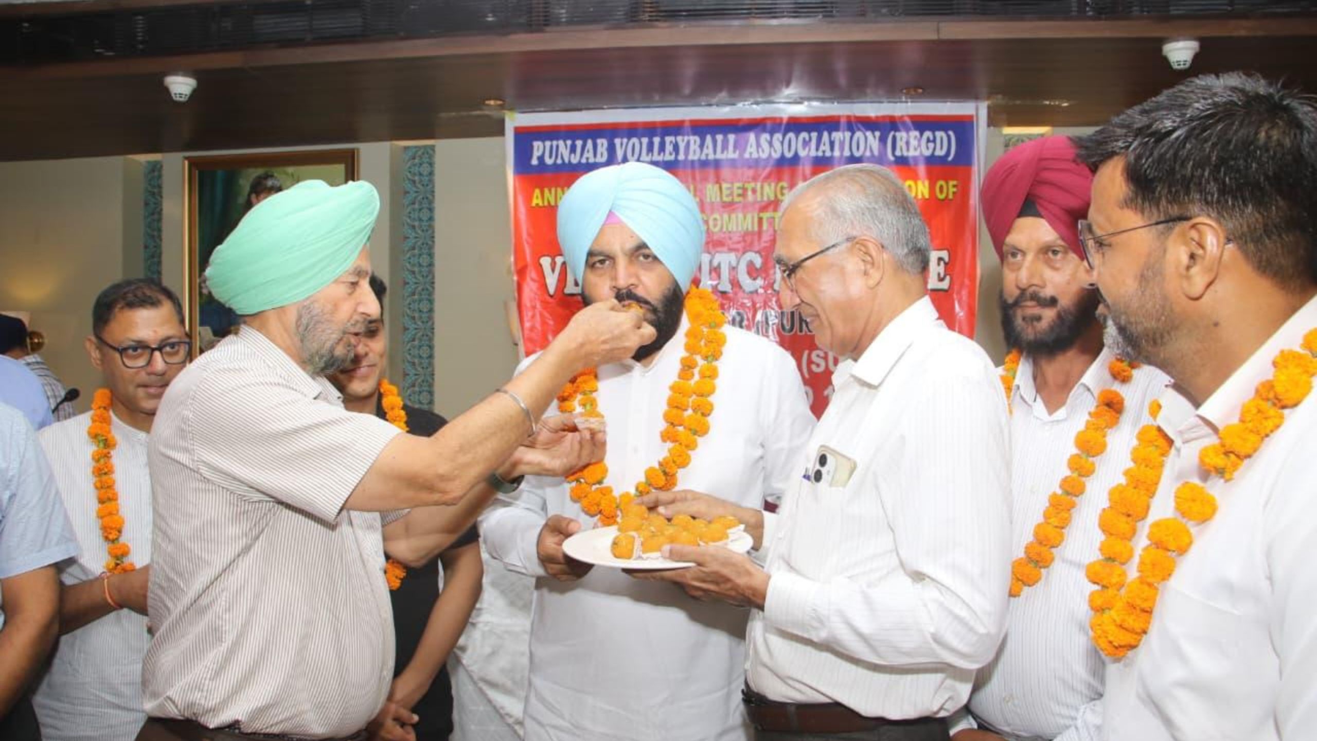 Punjab Volleyball Association group photo